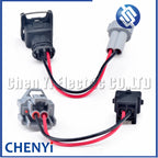 1 Pcs Fuel injector Adapters Harness Connector For Denso to EV1 Jetronic Male Female convert Wired Adapters Harness Wiring
