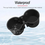 For Tesla Model 3/Y Center Console Water Cup Holder Limiter Premium TPE Sleeve Pad with Storage Function Upgrade Your Car Amagi