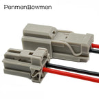 1 Set 2 Pin Auto Trunk Lock Electrical Cable Connectors Female Male Wire Harness Plug 6098-0239 6098-0240 For Honda Nissan