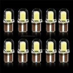 5/40PCS Light Bulbs LED W5W T10 COB 4SMD Led Parking Bulb Auto Wedge Clearance Lamp Canbus Silica Bright White License Amagi