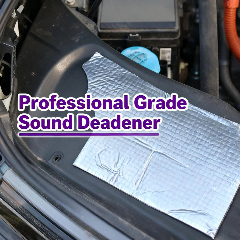 Car Soundproofing Mat Closed Cell Foam Shock Absorption for Thermal Noise Insulation Car Hood 25X18CM Rv Camper Insulation Mat