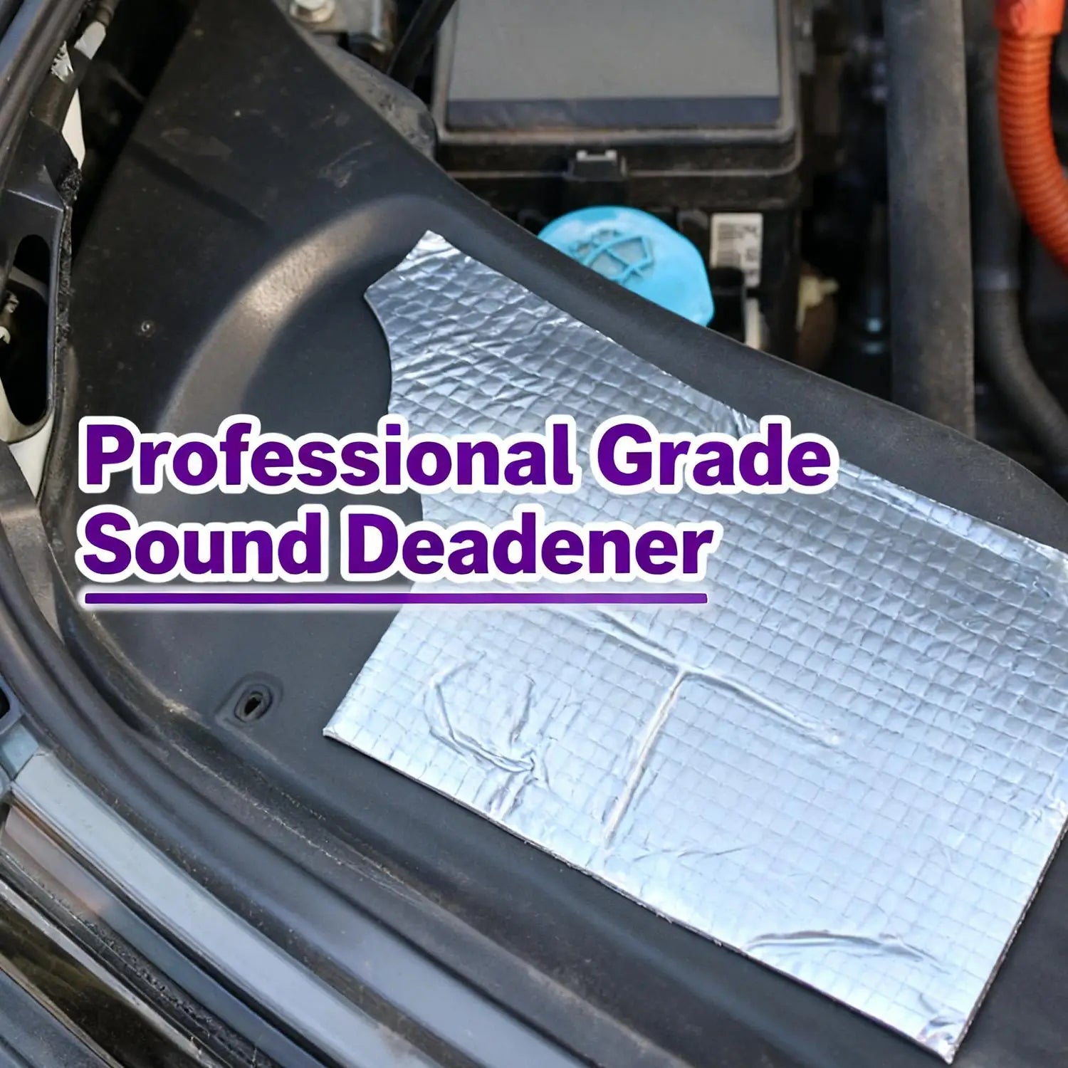 Car Soundproofing Mat Closed Cell Foam Shock Absorption for Thermal Noise Insulation Car Hood 25X18CM Rv Camper Insulation Mat