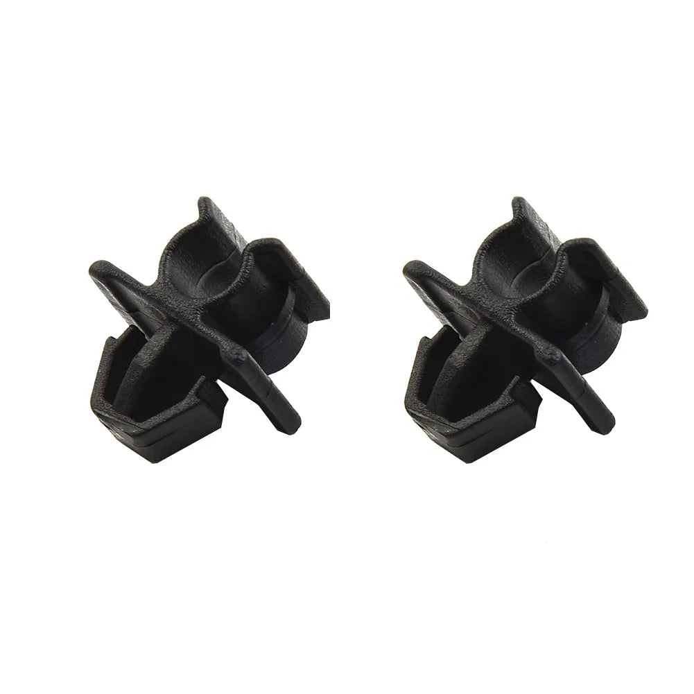 2pcs Car Hood Prop Rod Clip Stay Clamp Holder For Nissan Plastic Black GOOD QUALITY Fastener Retainer