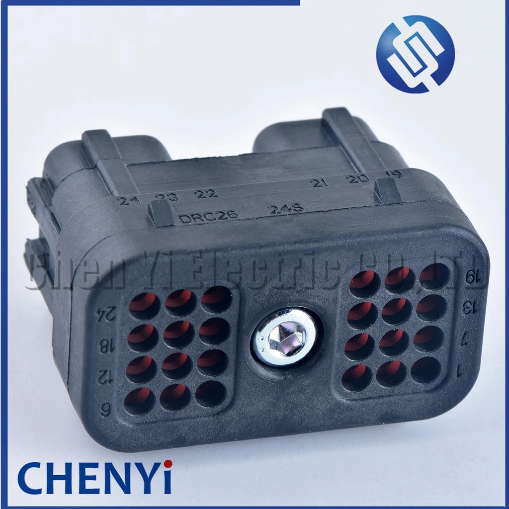 24 Pin/Way connector DRC series DRC26-24S automotive waterproof plug DRC26-24SA DRC2624S With Pins For Deutsch