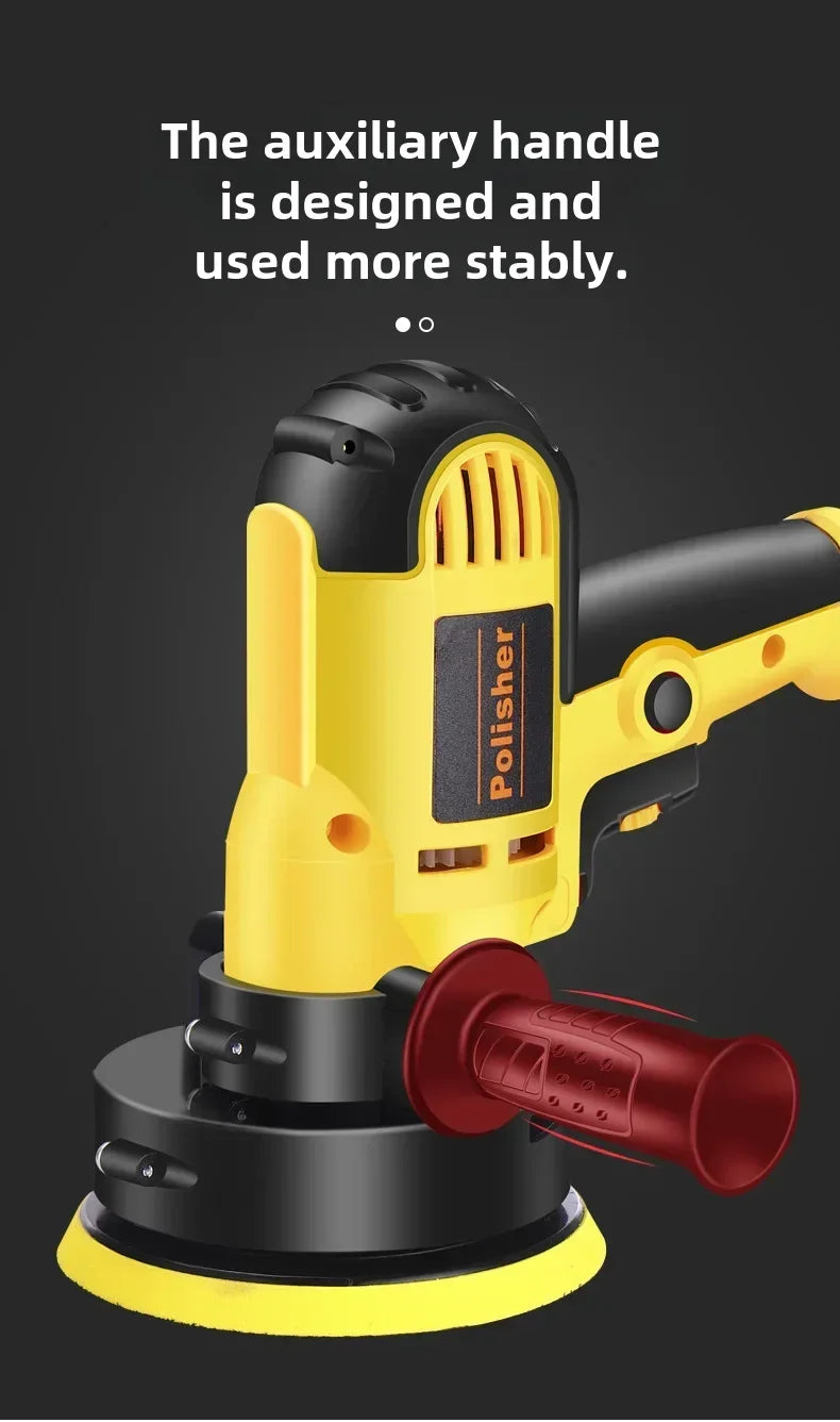 Car Polisher Waxer US Plug 700w 125mm Base Variable Speed Professional Polisher Perfect for Grinding Polishing Waxing Furniture