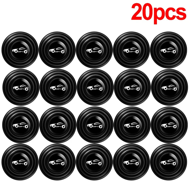Car Door Anti-Collision Silicone Pads Shock Absorber Gasket Anti-shock Protection Soundproof Silent Buffer Stickers Accessories