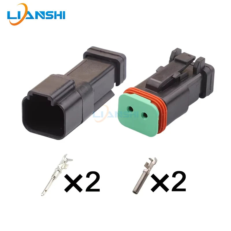 DT06-2S-E005 DT04-2P-E005 is suitable for the daytime running light spotlight plug on the rear cover of excavators