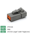 5/10/20Sets Deutsch Type DTM/DT/DTP/DT13/DT15 Waterproof Connector With Terminal Male Female Plug&Socket DTM04-2/3/4/6/8/12P