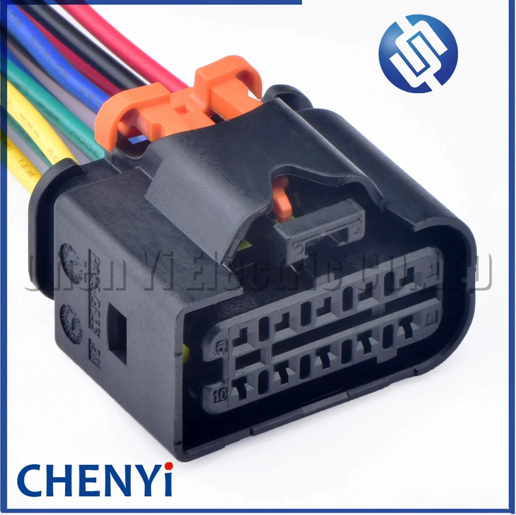 10 Pin Automotive Waterproof Connector Car Headlight Wire harness plug 1801600-1 1801606-1 For Citroen C5 Peugeot 301 307 408