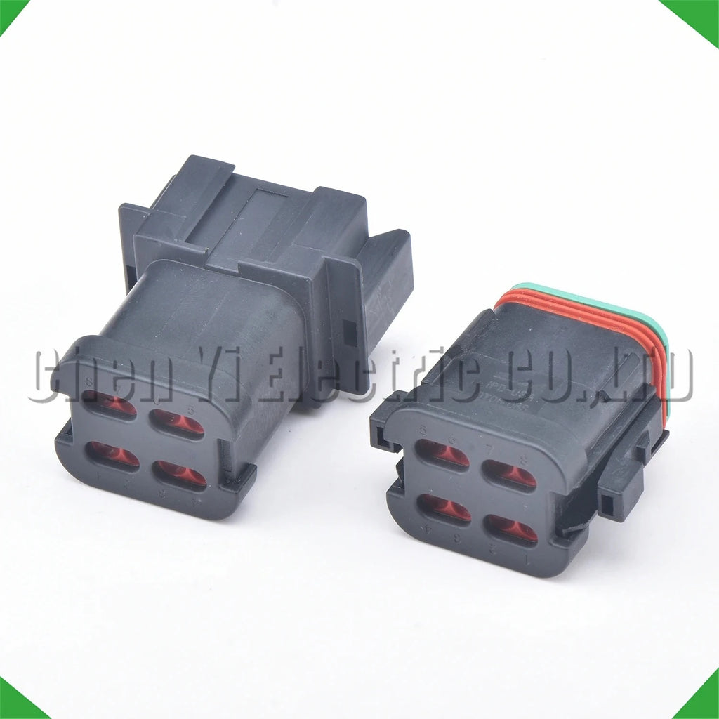 8 Pin Automotive Connectors Wire harness Plug For Deutsch DT06-8S DT04-8P DT06-8S-E005 ...