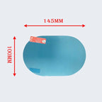 2pcs Car Rearview Mirror Film Sticker Side Window Rainproof Clear Film Anti-Fog Waterproof Protective Films for Car Motorcycle