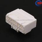 18pin female electrical wire harness plug unsealed plastic connector 6098-1164
