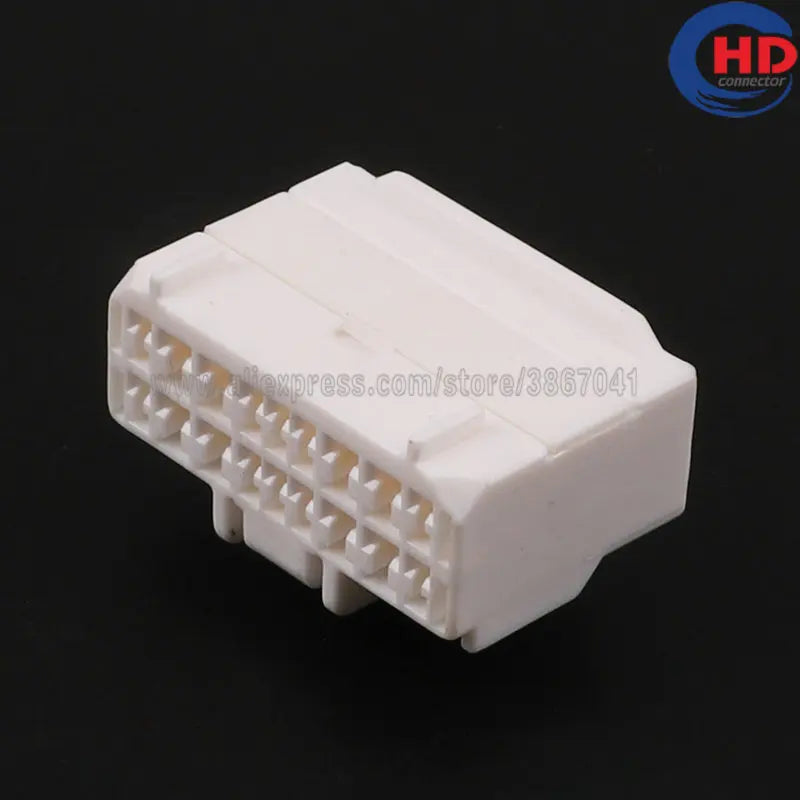 18pin female electrical wire harness plug unsealed plastic connector 6098-1164