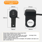 Motorcycle Headlight Switch Spotlight Fog Light Button Retro Moto Pit Dirt Bike Motorbike Accessories ATV Three Speed Adjustment