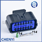 14 Pin Automotive Waterproof connector Car Electric Wire Socket Replacement Plug Needle holder HP286-14021 For Hyundai Kia