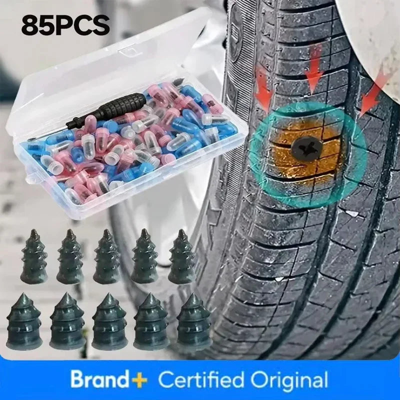 Universal Vacuum Car Tyre Repair Rubber Nail Tire Repair Nail Rubber Screw Screw Tools Car Patch Puncture Repair Rubber Amagi