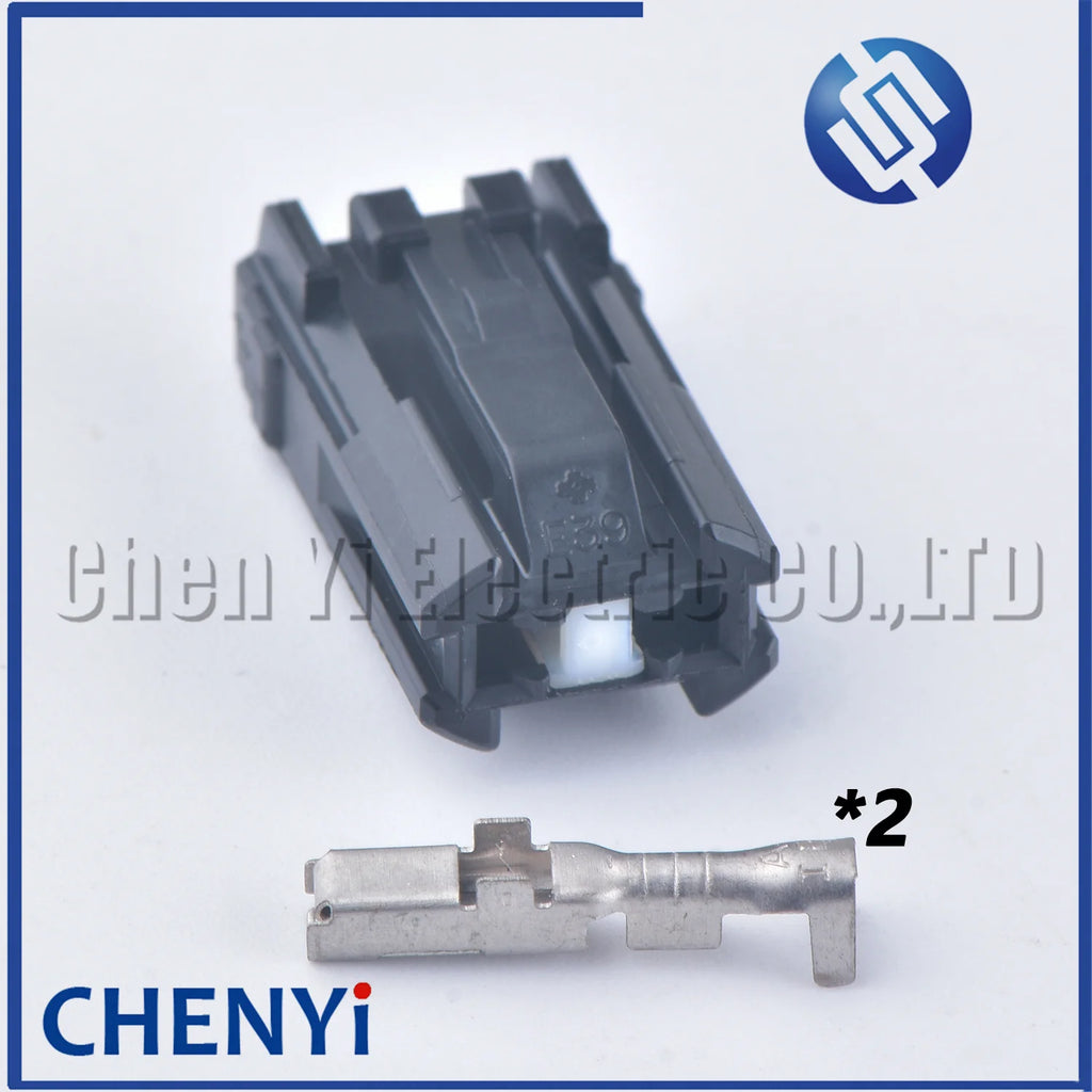 2 Pin CD Player Antenna Conversion Plug Car door lamp license plate lamp high mounted brake lamp plug 90980-11148 For Toyota