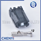 2 Pin CD Player Antenna Conversion Plug Car door lamp license plate lamp high mounted brake lamp plug 90980-11148 For Toyota