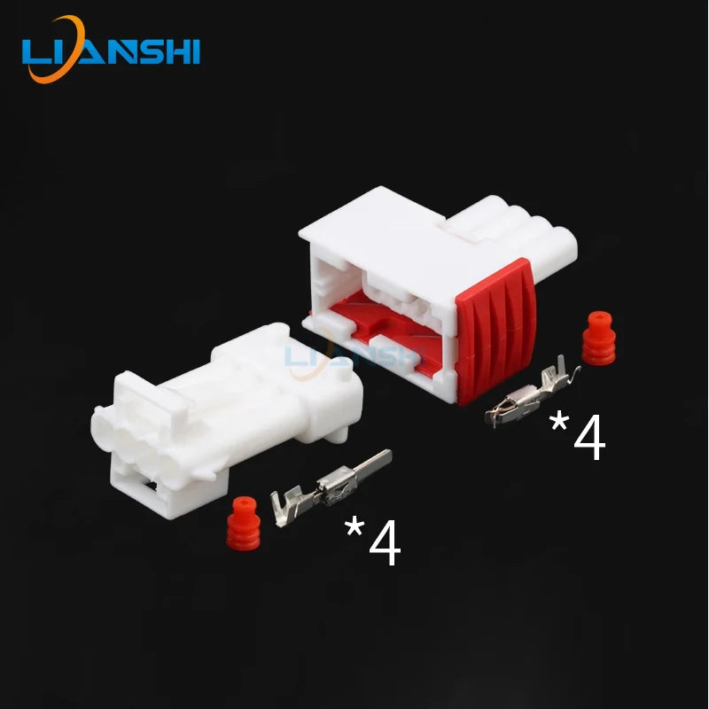 144998-5/3MTS04FW Automotive Oxygen Sensor 4p male and female wire harness connector fitting terminal DJ7041K-3.5-11/21