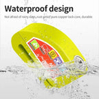 Motorcycle Bicycle Lock Alarm Safety Protection Padlock Disc Aluminum Alloy Anti-Theft Reminder Rope Lock Bag Motorcycle Amagi