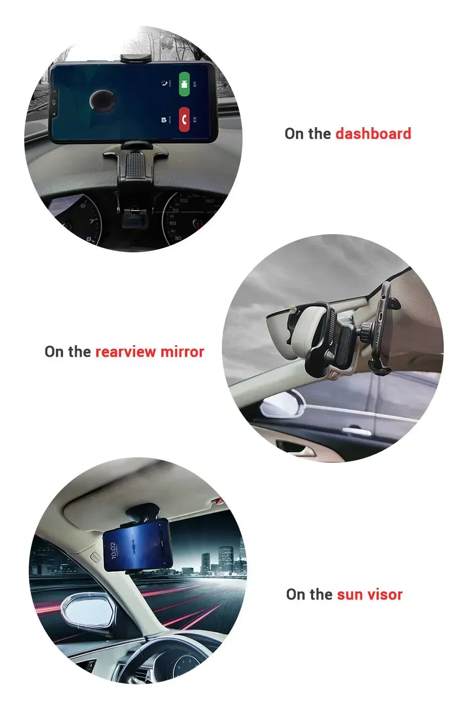 Car Dashboard Phone Holder Smartphone Stand For Mitsubishi Asx Lancer Outlander Pajero Sport L200 Colt Carisma Galant Grandis