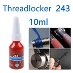10 Ml Medium Strength Threadlocker Blue Threadlocker Adhesive 243 Threads Below M20 Amagi