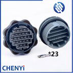 23 Pin grey male or female Car Door body plug instrument connector For Peugeot 206 207 Citroen Picasso Xsara Sienna Elysee C2