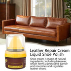 Car Leather Cleaning Cream Interior Seat Maintenance Care Oil with Sponge Brush Sofa Bags Shoes Back to Gloss Polisher Cleaner