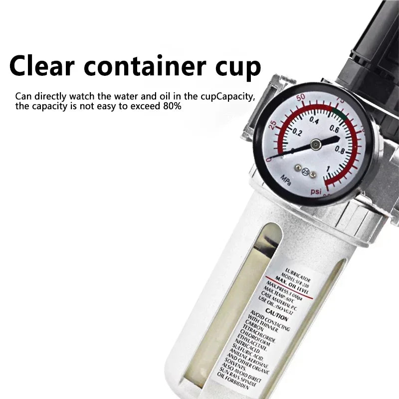 SFC200 1/4" SFC400 1/2" SFC300 3/8 Air Filter Regulator Oil Water Separator Trap Regulator Valve For Compressor Pneumatic Parts
