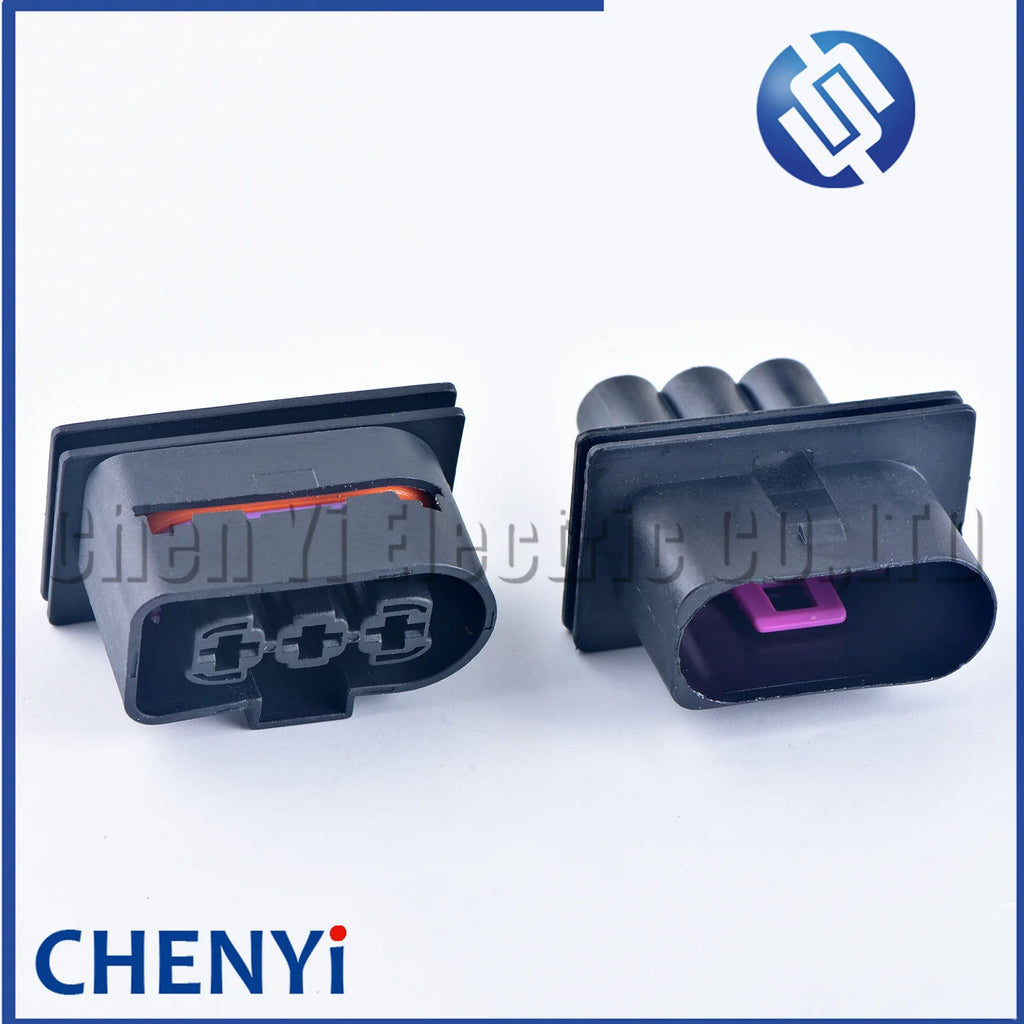 3 Pin Auto waterproof connector Cooling electronic fan Wire harness Plug 1J0906233 1J0 906 233 1J0906443 1J0 906 443