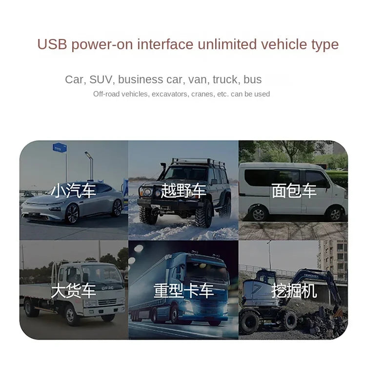Car Seat Back Cooling Fan USB Charge Dual Head Fan 360 Degree Rotation Portable Cooler 3-Speed Super Wind Car Accessories