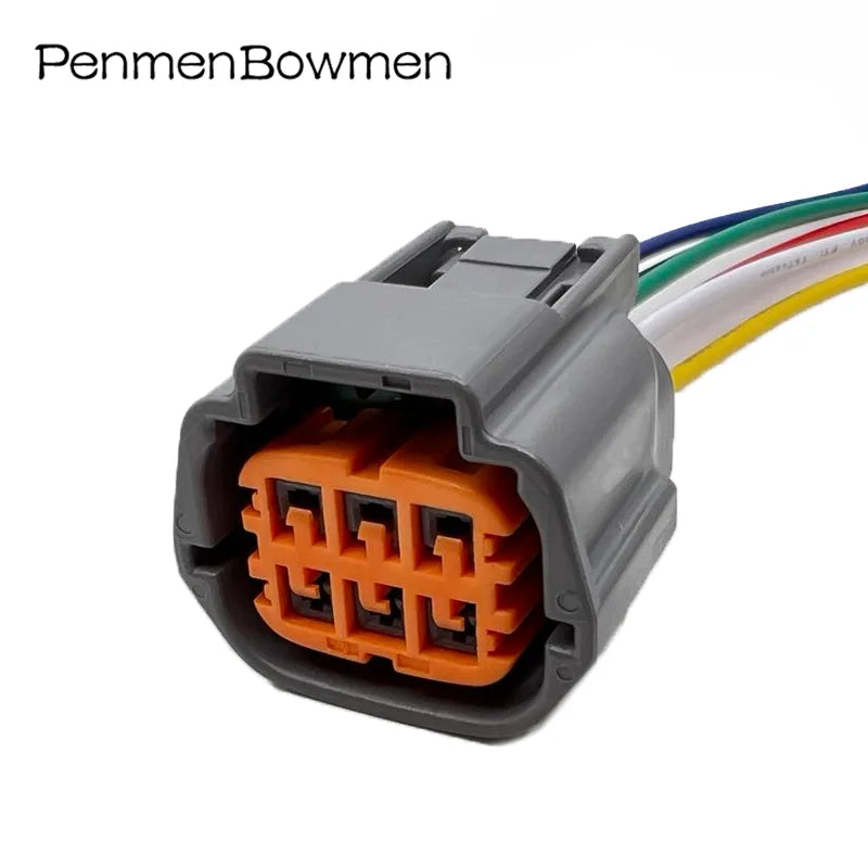 1 Set 6 Pin 6189-0766 Car Throttle Waterproof Electrical Cable Connectors Female Wire Harness Plug For Nissan 6181-0511