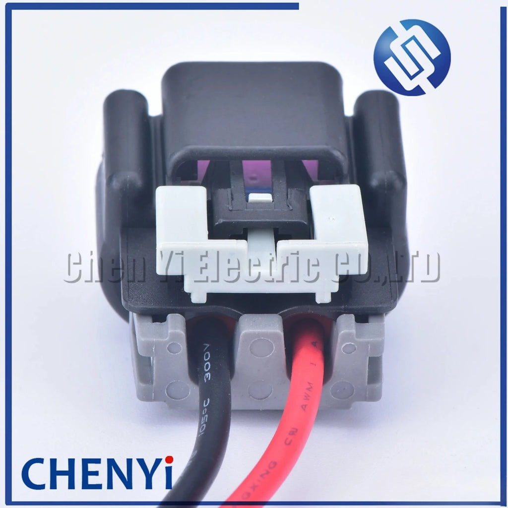 2 Pin 6.3mm Automotive Waterproof Connector Sensor Plug Electrical Auto Fan Cable Wire Socket 15454358 With wire or with Pin