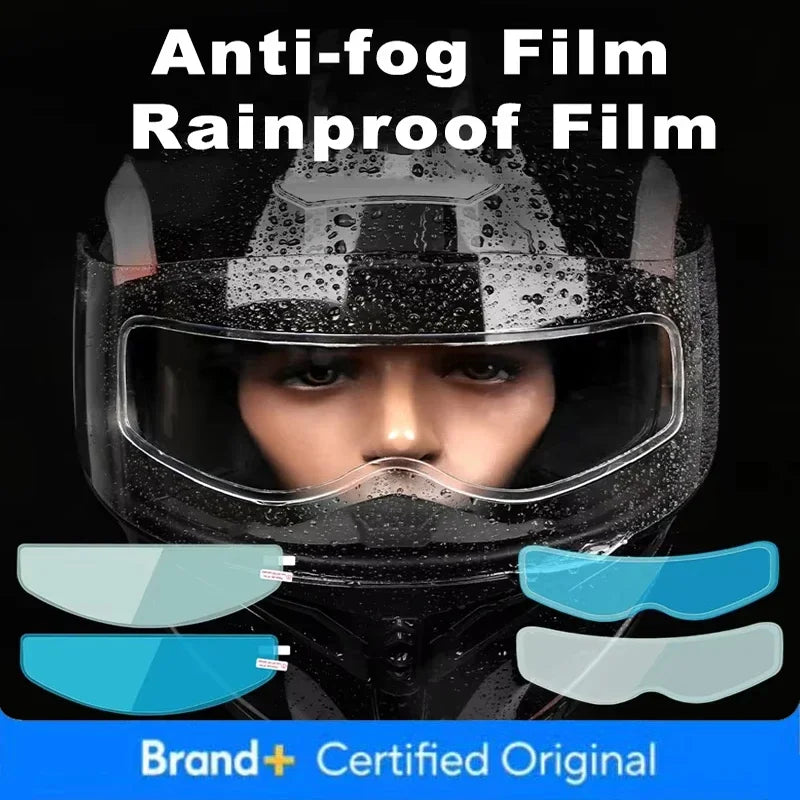 Motorcycle Helmet Anti-fog Film and Rainproof Film Universal Motorcycle Helmet Nano Coating Sticker Film Helmets Amagi