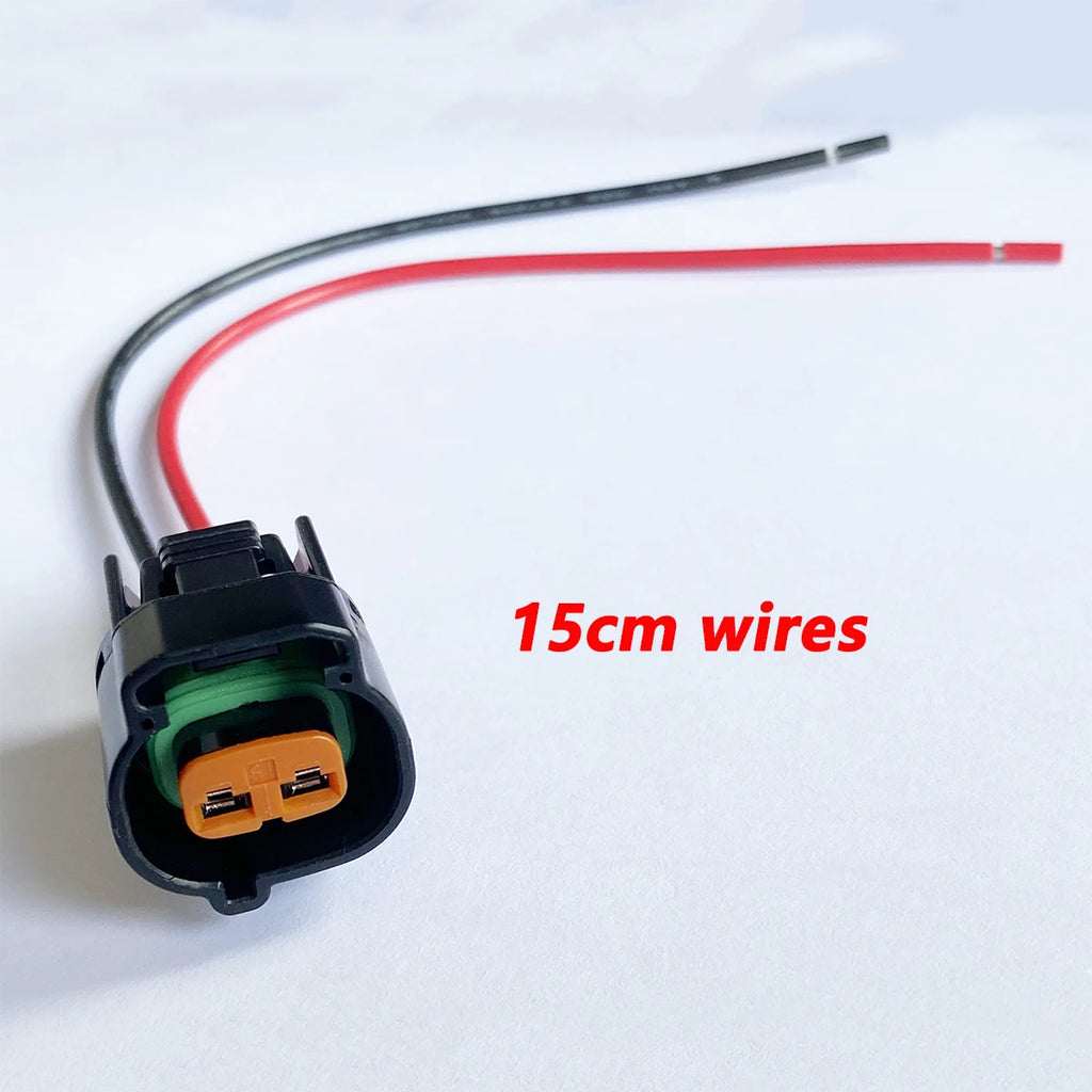 2 Pin Auto Waterproof Connector car Fog lamp turn signal low beam high beam lamp Plug 6195-0062 For Honda Mazda Toyota Nissan