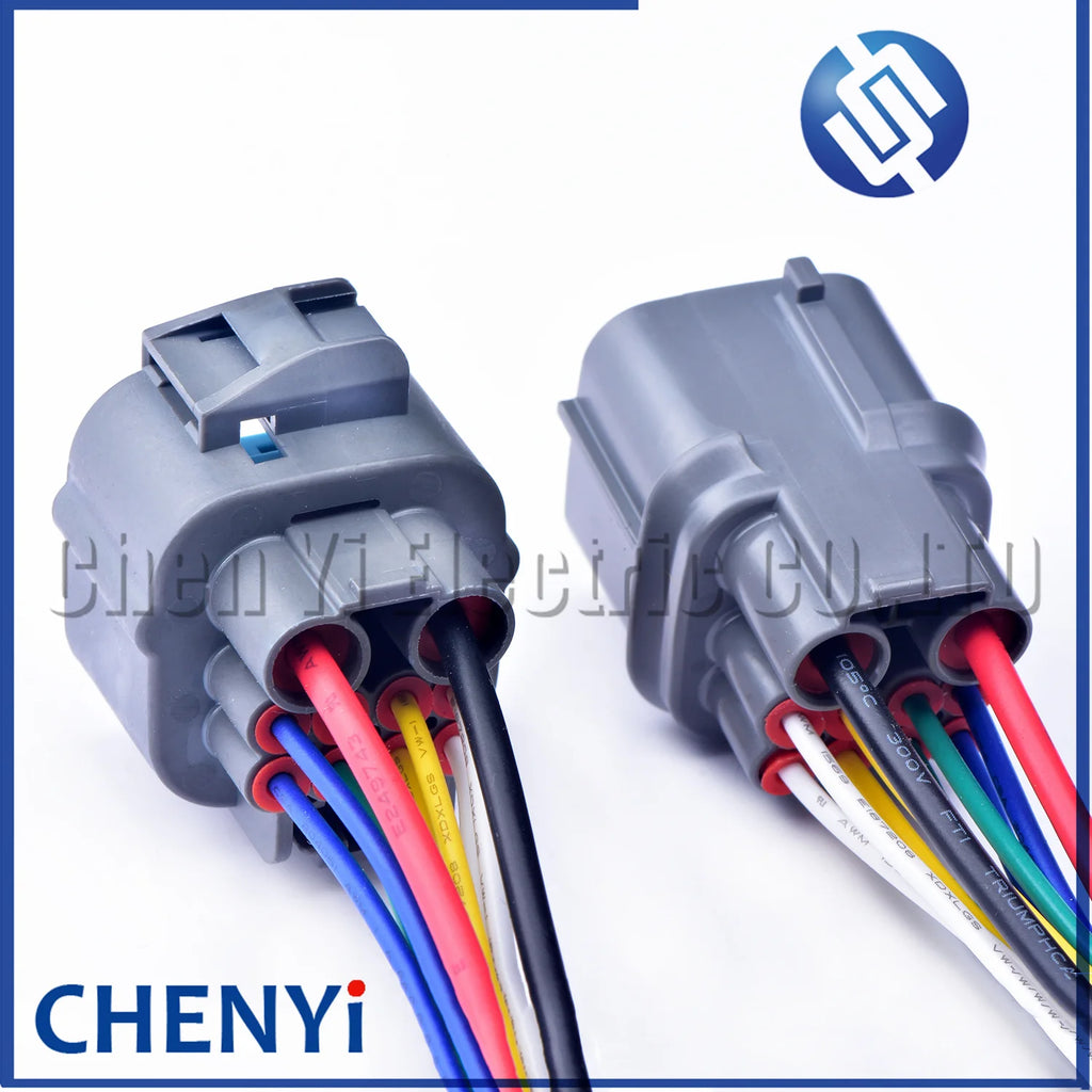 10 Pin Headlight Connector OBD1 OBD2 Distributor Engine Harness plug 6189-0555 6181-0381 For Honda Civic B Series D Series Acura