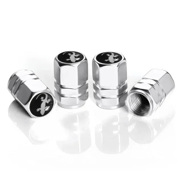 Aluminum Car Tire Valve Stem Caps Wheel Nipple Cover AirCover Tire Valve Cap Set for Cars SUVs Bike Trucks and Motorcycles Tools