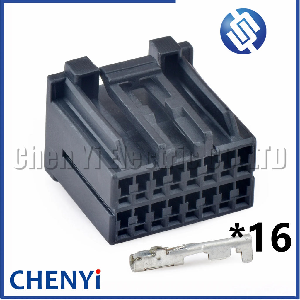16 Pin Auto Electric Wire Cable Plug Car Unsealed Connector Socket 179054-6 35563-1615 175966-2 For Toyota Honda Nissan Ford