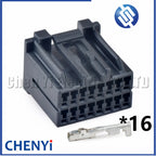 16 Pin Auto Electric Wire Cable Plug Car Unsealed Connector Socket 179054-6 35563-1615 175966-2 For Toyota Honda Nissan Ford