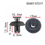 10Pcs Engine Cover Clip Car Rivets For LEXUS LS460 LS460L RX350 RX450H Engine Cover Clip Radiator Support Clip