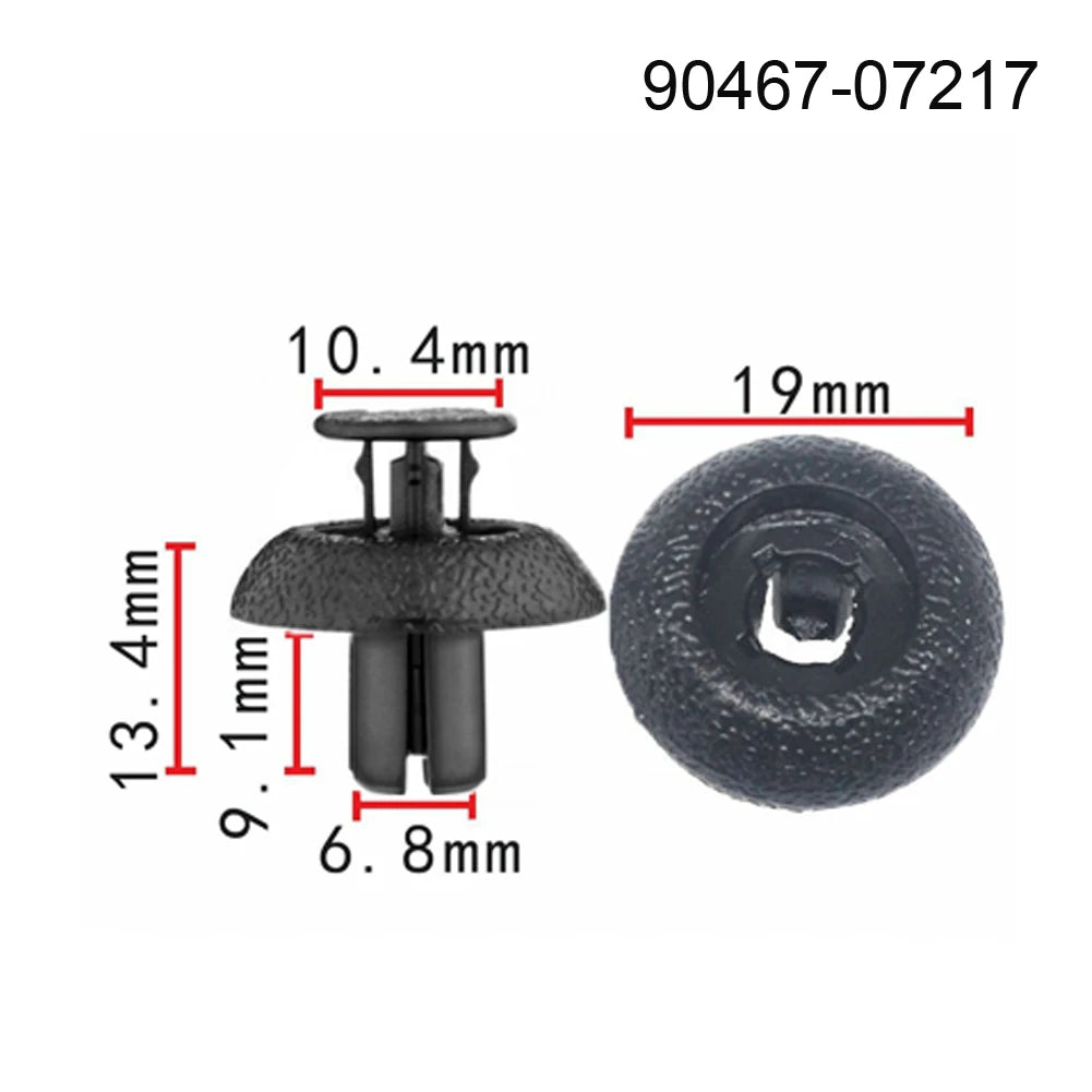 10Pcs Engine Cover Clip Car Rivets For LEXUS LS460 LS460L RX350 RX450H Engine Cover Clip Radiator Support Clip