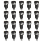20PCS 4mm Banana Socket 32A Panel Mount Female Connectors, Insulated Safety Binding Post Jacks, 5 Colors for DIY Projects