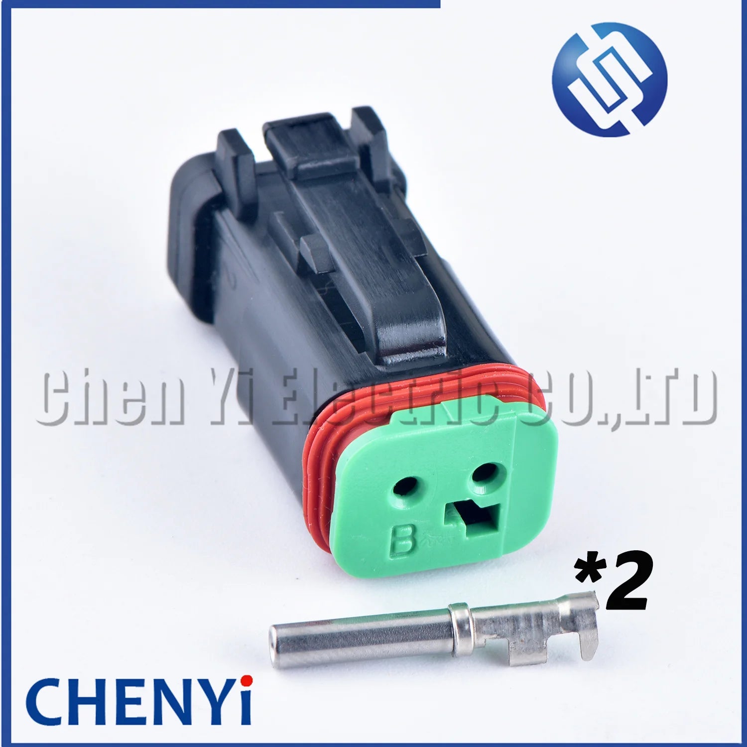 Black 2 Pin excavating machinery Heavy Industry Machinery headlight boom light Wire Harness Plug DT06-2S DT04-2P A B C D 4 types