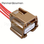 1 Set 4 Pin Car Collision Solenoid Valve Air Flow Meter Pressure Electrical Connectors Wire Harness Plug for Nissan 7283-8857-80