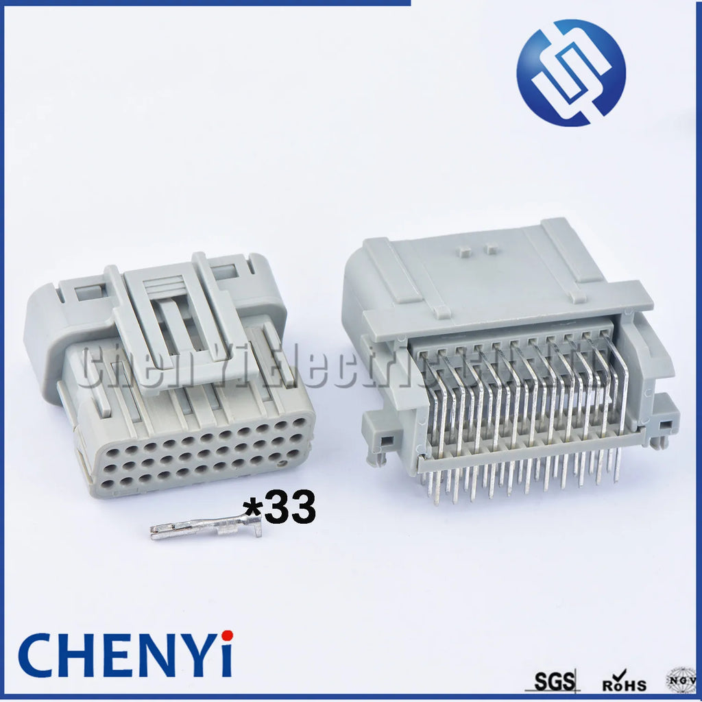 33 Pin Motorcycle engine ECU ECM PCB connector waterproof plug 6188-4871 6189-7106 CBR 125 R CBR125R 2011-2013 CDI For Honda