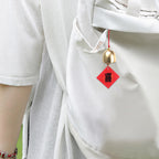 Car New Year Wind Chime Pendant New Auto Interior Bell Ornament Festive Blessings Text Car Mounted Chinese Style Decoration
