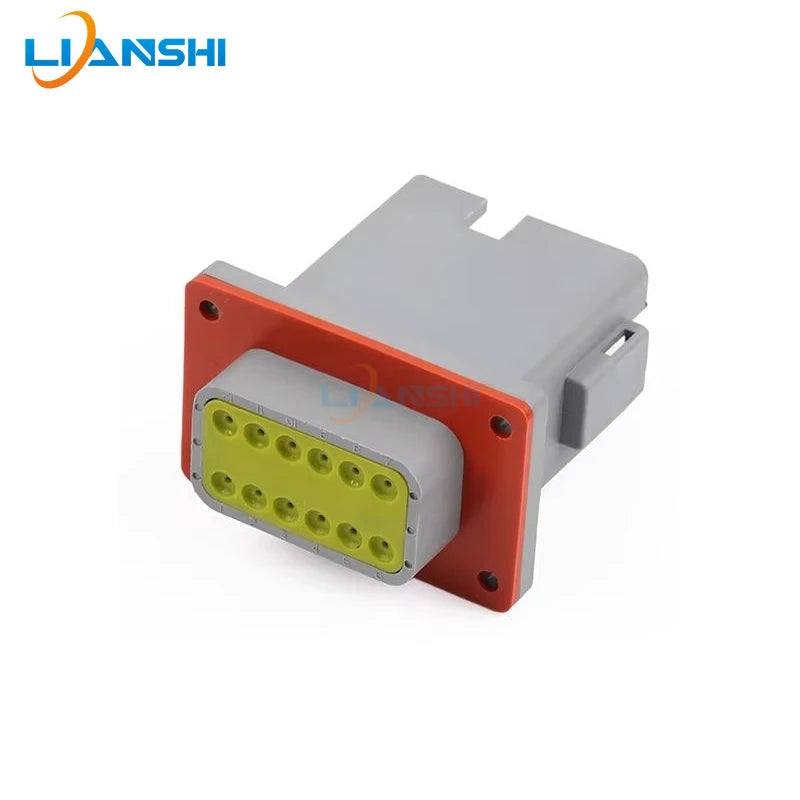 AT04-12PA-PM02 Automotive Plug - 12-Port Wiring Harness Connector for Engineering Use with Waterproof Connector AT06-12SA