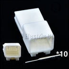 10 Pin Automotive rearview mirror Driving recorder plug Display connector 6098-3909 6098-3869 90980-12543 90980-12368 For Toyota