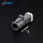 Round car connector Car water temperature sensor plug 4p male/female connector with terminal DJ70410-1.5-11/21