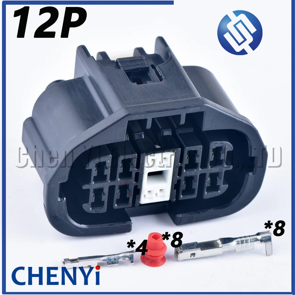 12 Pin Automotive waterproof Headlight assembly connector Automobile headlamp plug 7283-8551-10 7283-8551-30 for Mazda M6 Atz